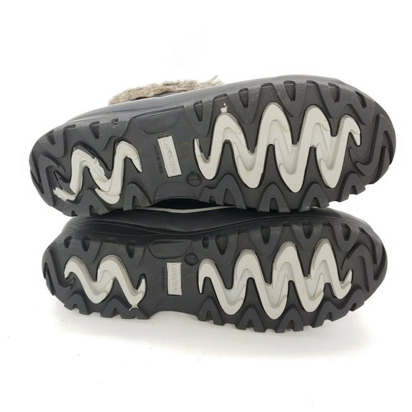 Lands End Womens Alpine Fur Cuff Snow Boots Gray 7 - Picture 5 of 11